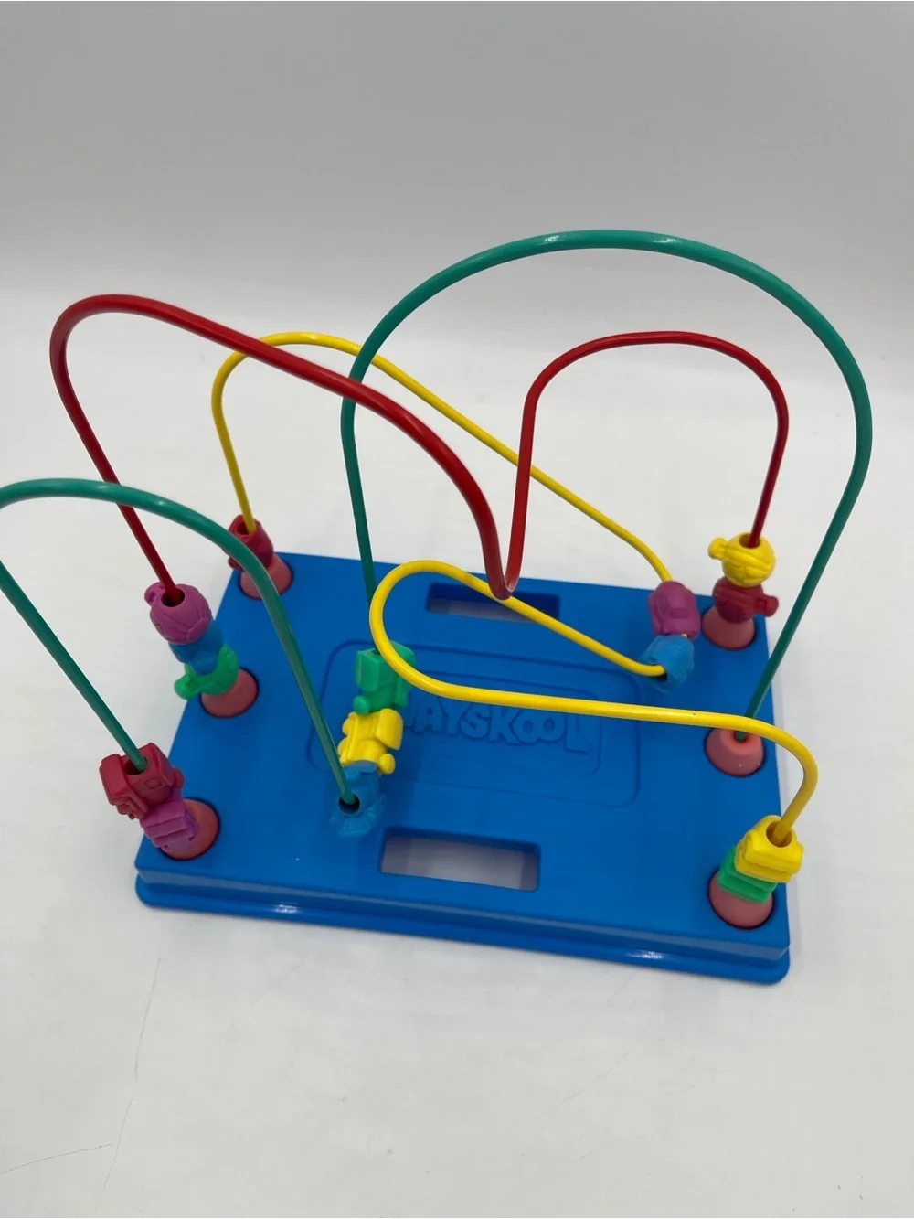 1988 Playskool  busy beads wire maze toy cars & trains